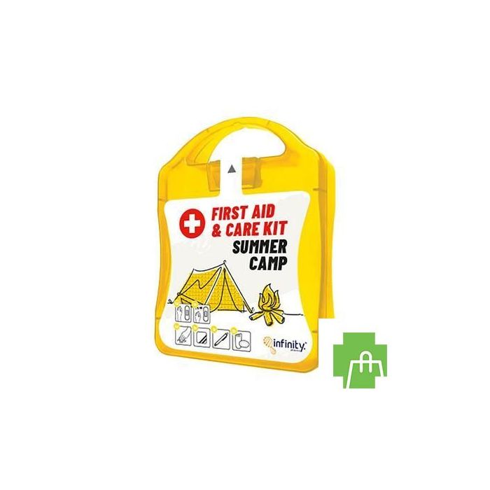 Summer Camp First Aid&care Kit Yellow Box 18 Prod.