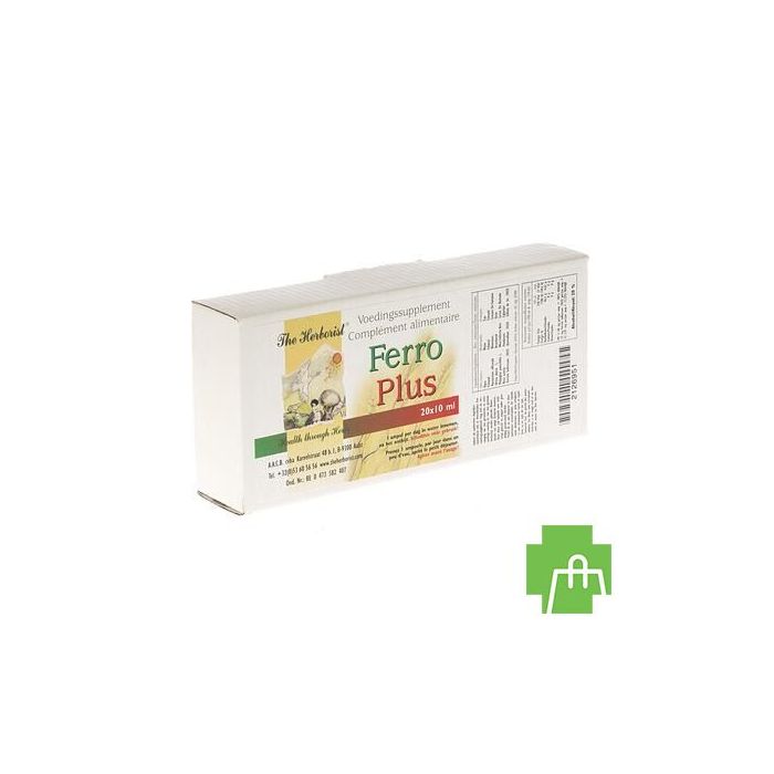 Herborist Ferro Plus Amp 20x10ml 0718