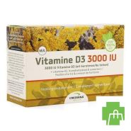 Vitamine D3 3000iu + K2 Vegetal Caps 60