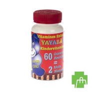 Yayabar Multivitaminen Beertjes Bonbons 60