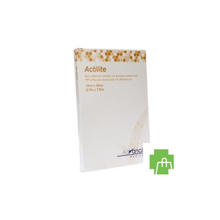 Actilite Pans Activon A/bact. N/adh 10x20cm 10