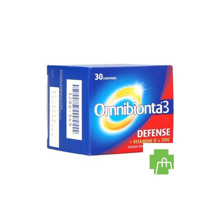 Omnibionta3 Defense Multivitamines Immunité (30 comprimés)