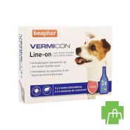 Beaphar Vermicon Line-on Kleine Hond 3x1,5ml