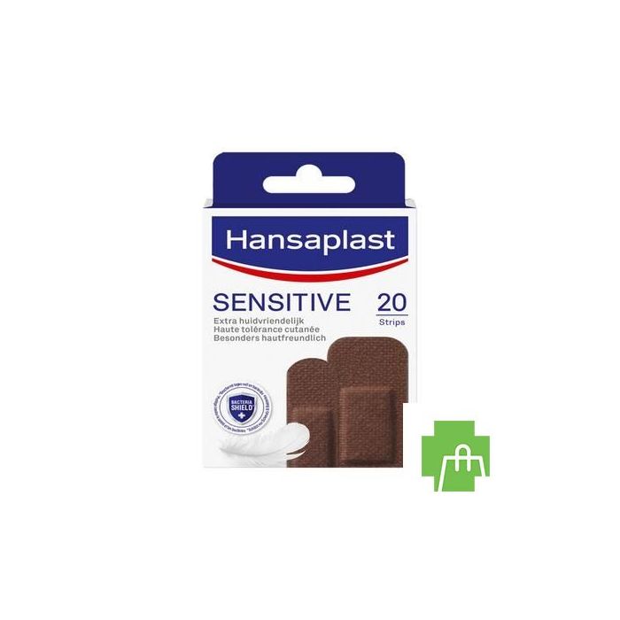 Hansaplast Pansements Sensitive Dark 20