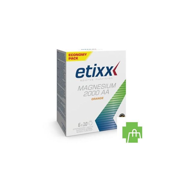 Etixx Magnesium 2000 Aa Bruistabl 6x10