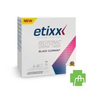 Etixx Isotonic Blackcurrant Bruistabl 6x10