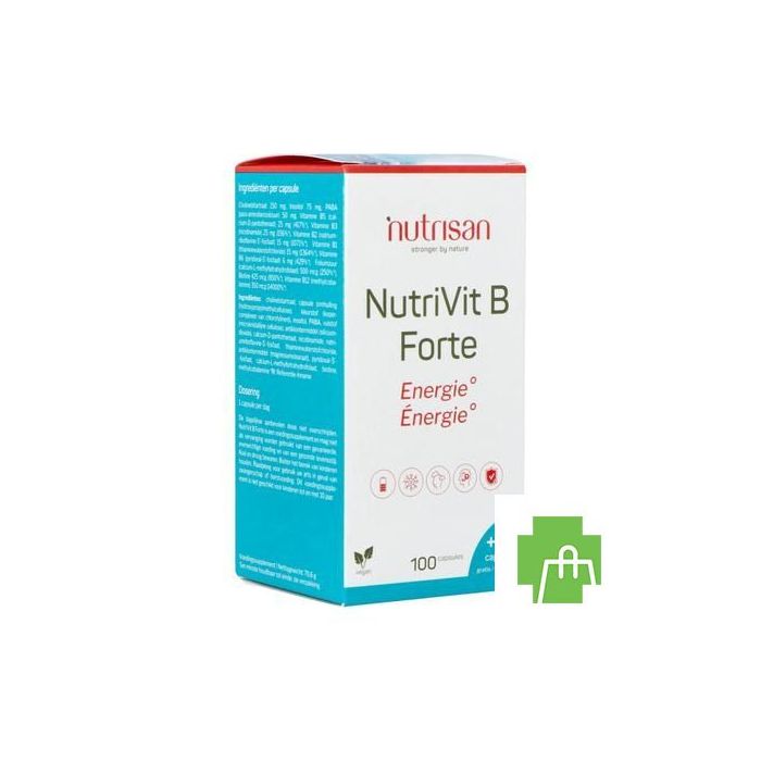 Nutrivit B Forte V-caps 100+20 Gratis Nutrisan