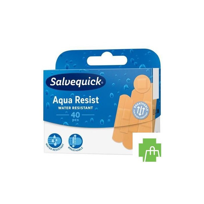 Salvequick Aqua Resist Pansements 40