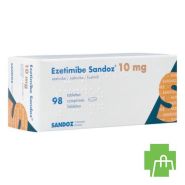 Ezetimibe Sandoz Pi Pharma 10mg Tabl 98 Pip