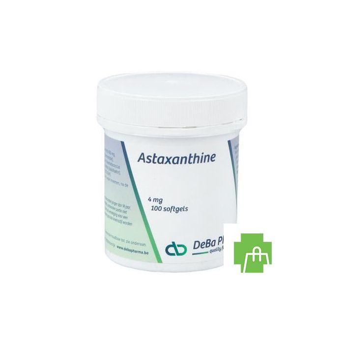 Astaxanthine 4mg Softcaps 100 Deba Nf