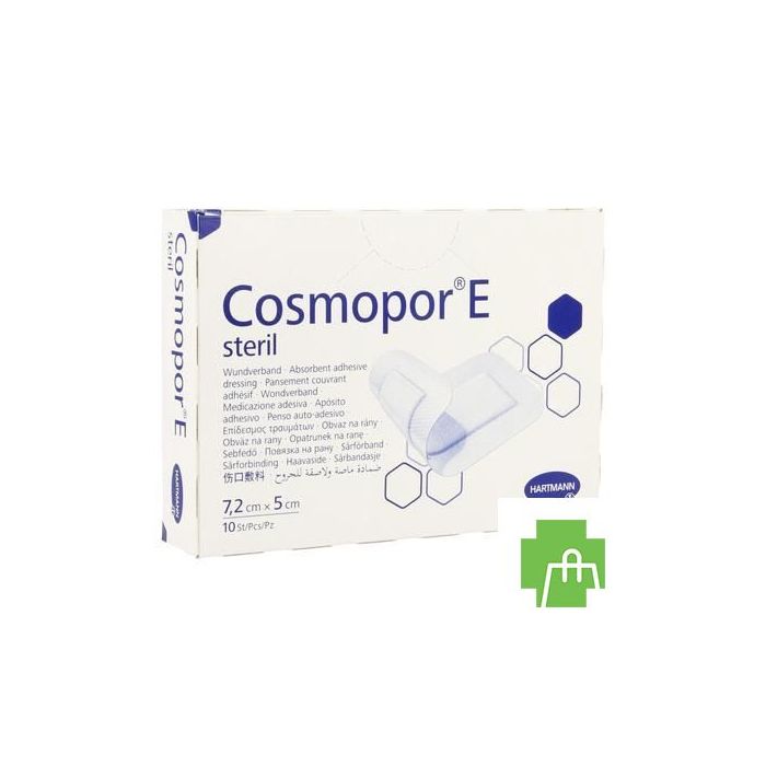 Cosmopor E Latexfree 7,2x5cm 10 P/s