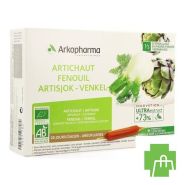Arkofluide Artichaut Fenouil Bio Amp 20