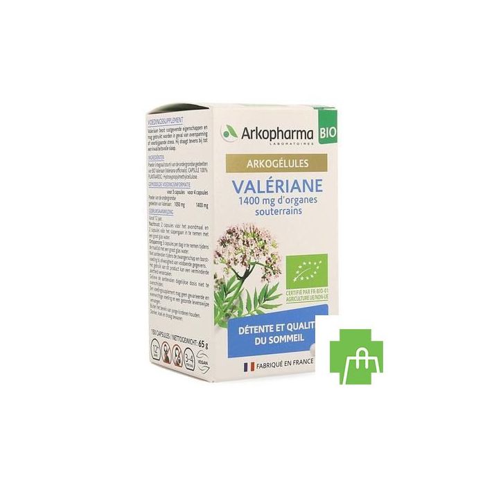 Arkocaspules Valeriaan Bio Caps 150 Nf