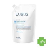 Eubos Zeep Vloeibaar Blauw N/parf Refill 400ml
