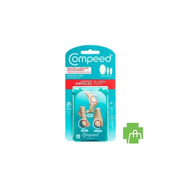 Compeed Pansement Ampoules Mixpack 5