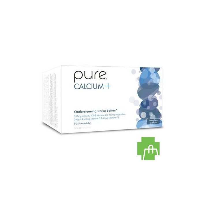 Pure Calcium+ Kauwtabl 60
