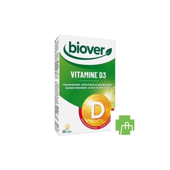 Biover Vitamine D3 Caps 30