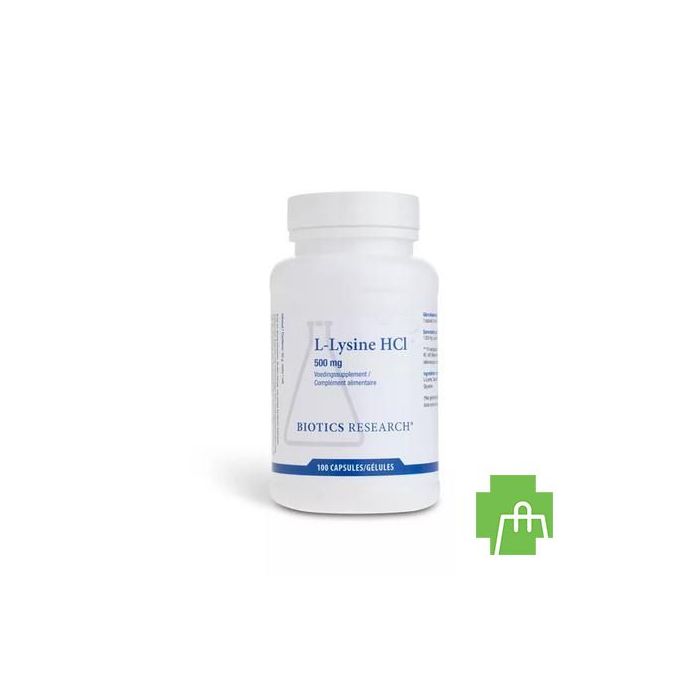 l-lysine Biotics Caps 100x500mg
