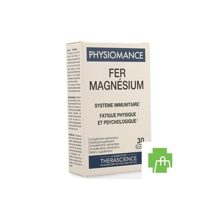 Ijzer Magnesium Tabl 30 Physiomance Phy273