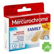 Mercurochrome Familie Pleisters 50+18 Promo