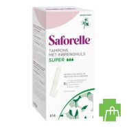 Saforelle Coton Protect Tampons Applicat. Super 14