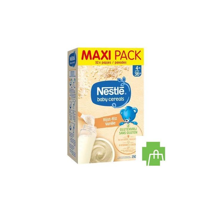 Nestle Baby Cereals Riz Vanille S/gluten 500g