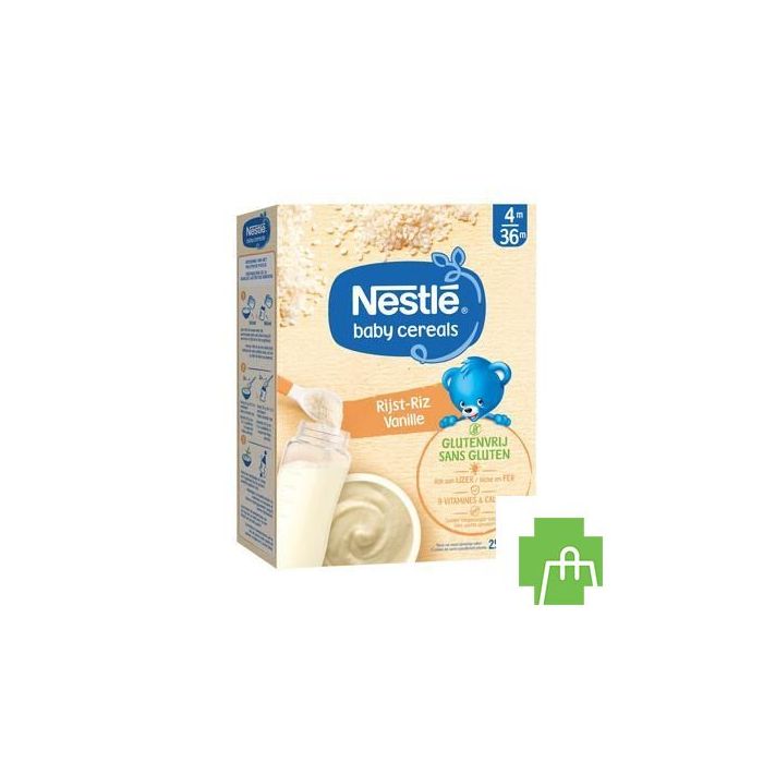 Nestle Baby Cereals Rijst Vanille Glutenvrij 250g