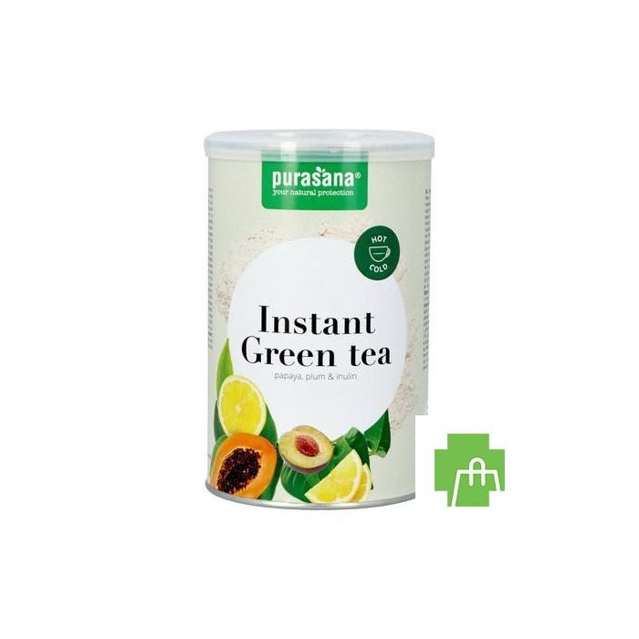 Plantapol Green Tea Instant Papaya Pruim Pdr 200g