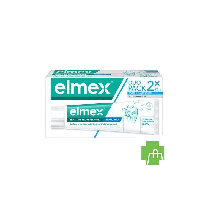 Elmex Sensitive Pro.whitening Tandpasta 2x75ml Nf