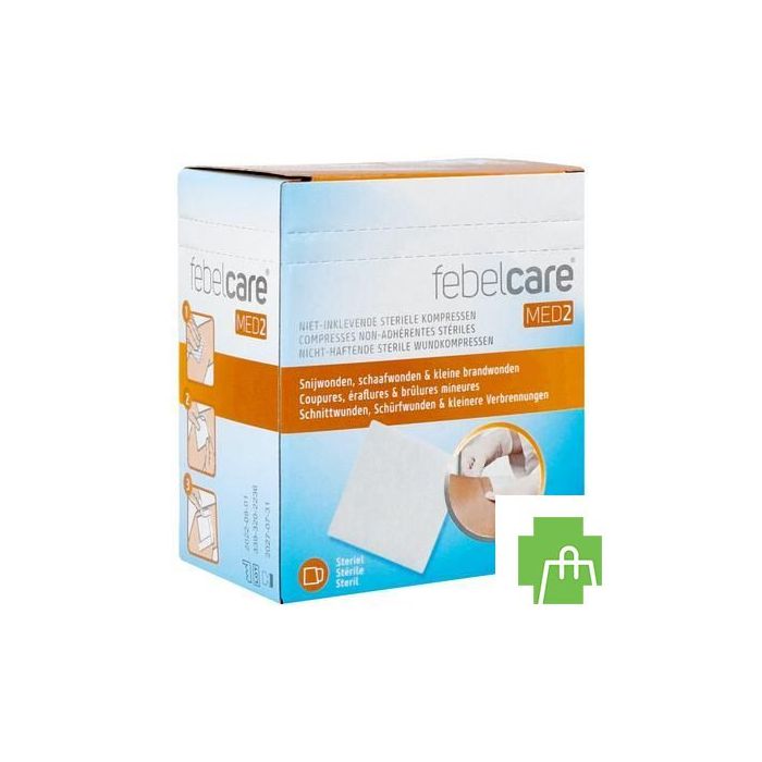 Febelcare Med2 Compr.n/adh. Ster. 5,0x 5,0cm 25x1