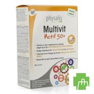 Physalis Multivit Actif 50+ Comp 30