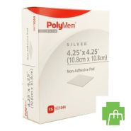 Polymem Silver Niet-klevend Pad 10,8cmx10,8cm 15