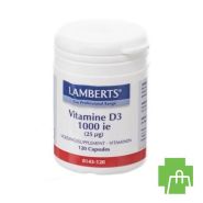 Lamberts Vitamine D 1000ie 25mcg Tabl 120