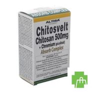Altisa Chitosvelt Chitosan 500mg+chroom Tabl 60