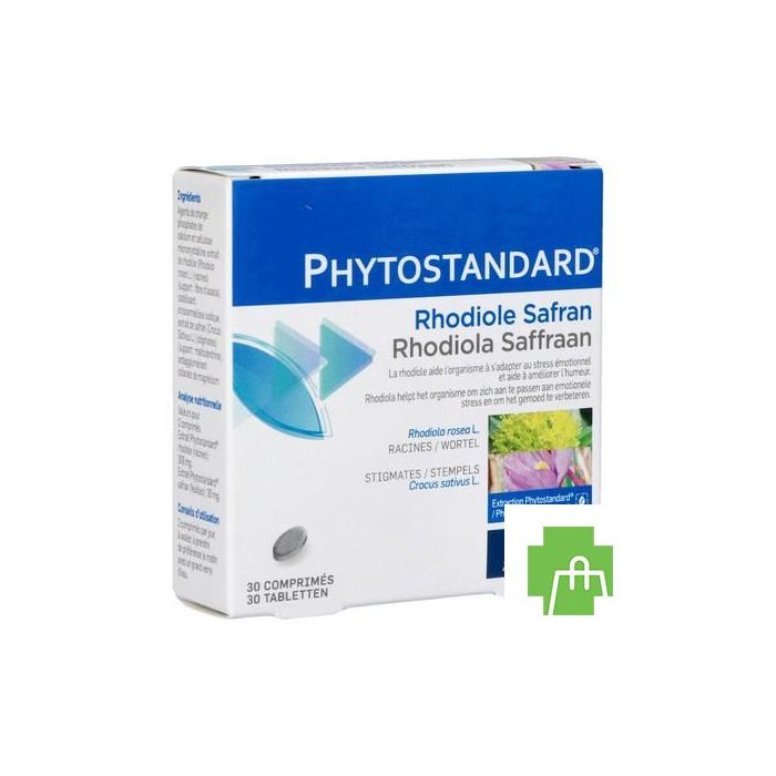Phytostandard Rhodiola-saffraan Comp 30