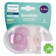 Philips Avent Fopspeen +0m Soothie Girl 2
