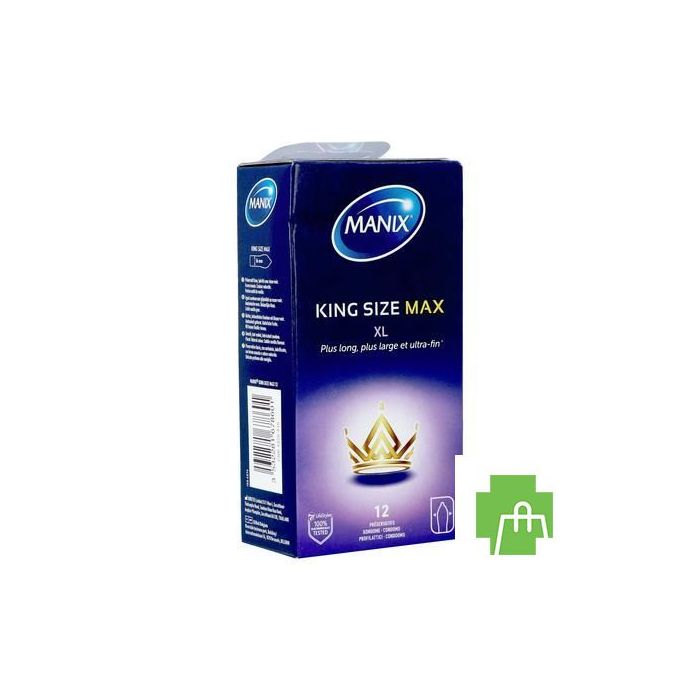 Manix King Size Max Preservatifs 12