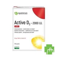 Quercus Active D3 2000 I.u. Caps 100