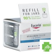 Eucerin Hyaluron-filler X3 Nachtcreme Navul. 50ml