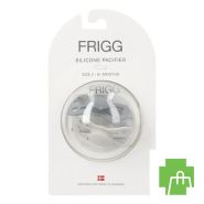 Frigg Fopspenen Butterfly T2 Silicon Grey/silver 2