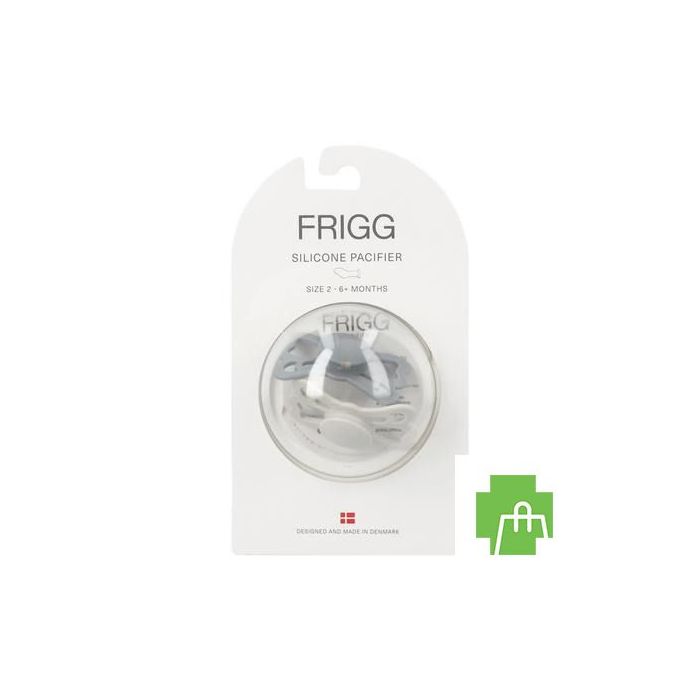 Frigg Fopspenen Butterfly T2 Silicon Grey/silver 2