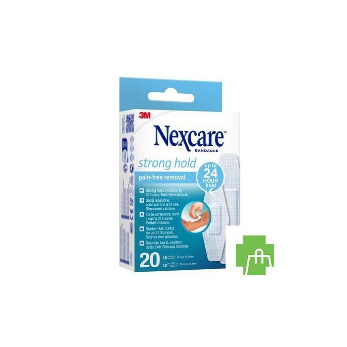 Nexcare 3M Strong Hold Assortis 20