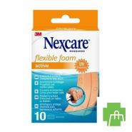 Nexcare 3m Flexible Foam Active Ha Pans Strips 10