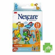 Nexcare 3m Happy Kids Strips 20 N0920nlw