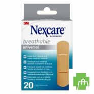 Nexcare 3m Breath.univ.19x72mm Strips 20 N0320ns-0
