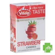 Vitalp Bonbon Fraise S/sucre Stevia 25g