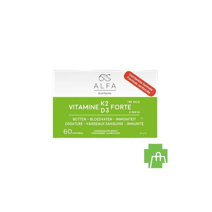 Alfa Vitamine K2 D3 Forte Softcaps 60 Nf