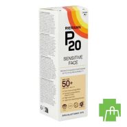 P20 Zonnecreme Sensitive Gezicht Spf50+ 50g