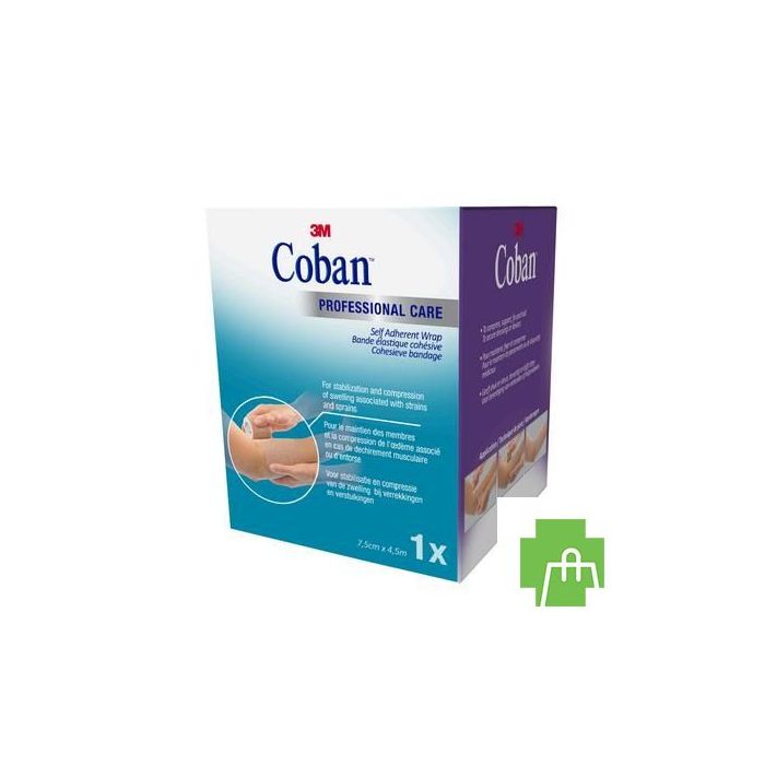 Coban 3m Bandage Elast Tan 7,5cmx4,57m Roul. 1583p