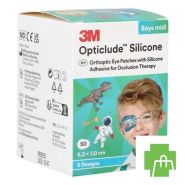 Opticlude 3m Silicone Eye Patch Boy Midi 50